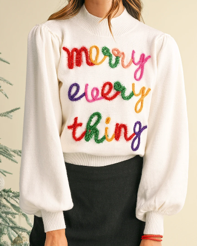 Merry Everything Sweater